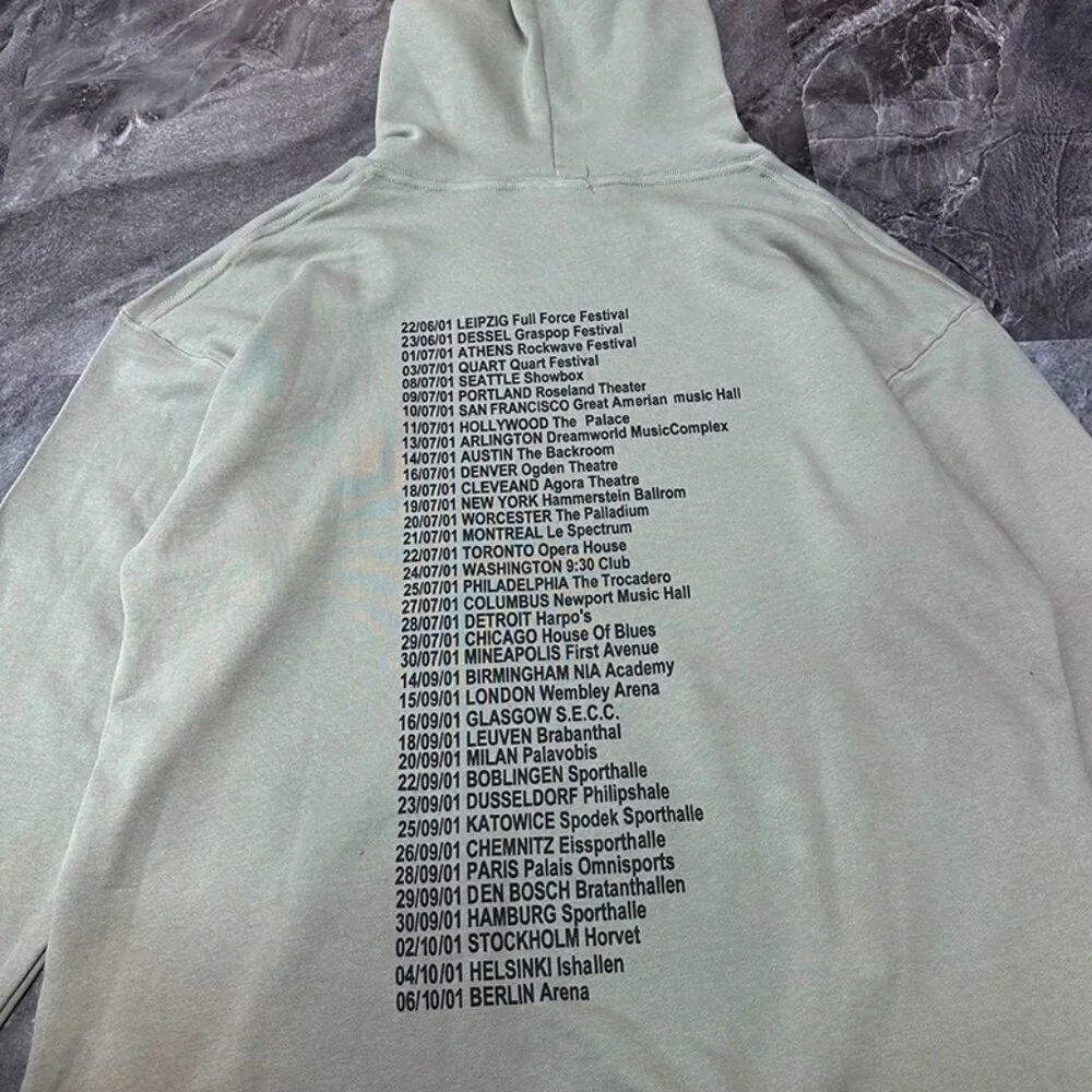 Grey Printed Hoodie By Vetements - Picture 2 of 10